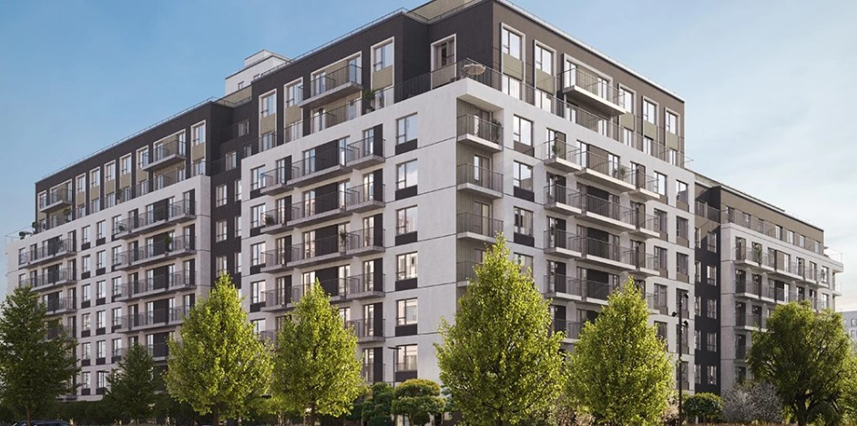 residential loft brick building facade