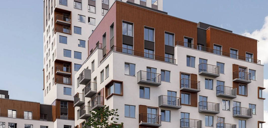 modern residential complex