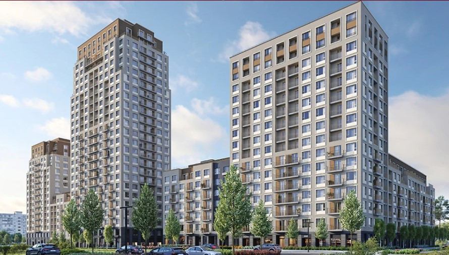 residential complex Yekaterinburg modern building